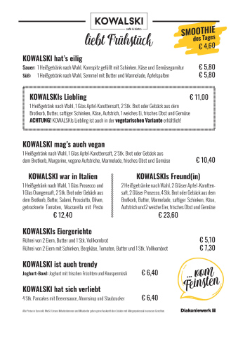 Frühstück