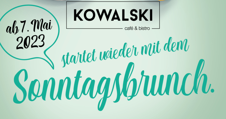 Ab 7. Mai startet der Sonntagsbrunch im Kowalski Gallneukirchen.