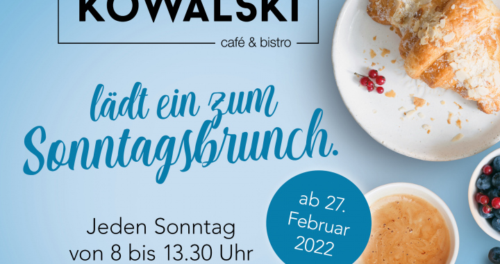 KOWALSKI Gallneukirchen startet wieder mit dem Sonntagsbrunch!